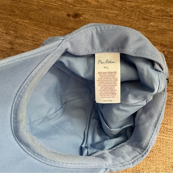 Mini Boden Rainbow Printed Baseball Cap Size Medium/Large - Picture 3 of 4